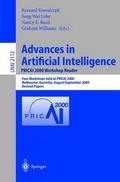 Cover: Advances in Artificial Intelligence. Pricai 2000 Workshop Reader - Springer