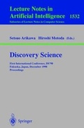 Cover: Discovery Science - Springer