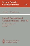 Cover: Logical Foundations of Computer Science - Tver '92 - Springer