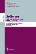 Cover: Software Architecture - Springer