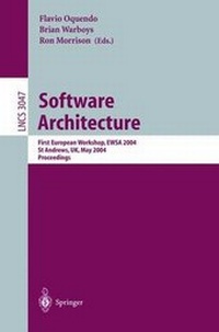 Enlarge image Cover: Software Architecture - Springer