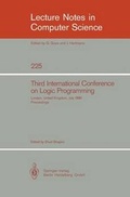 Cover: Third International Conference on Logic Programming - Springer