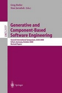 Enlarge image Cover: Generative and Component-Based Software Engineering - Springer