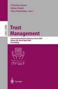 Cover: Trust Management - Springer