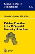 Bild: Painleve Equations in the Differential Geometry of Surfaces - Springer