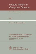 Cover: 9th International Conference on Automated Deduction - Springer