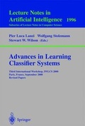 Cover: Advances in Learning Classifier Systems - Springer