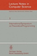 Cover: International Symposium on Theoretical Programming - Springer