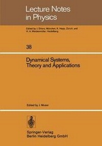 Enlarge image Cover: Dynamical Systems, Theory and Applications - Springer