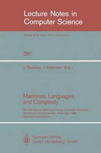 Enlarge image Cover: Machines, Languages, and Complexity - Springer
