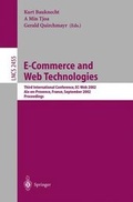 Cover: E-Commerce and Web Technologies - Springer