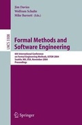 Cover: Formal Methods and Software Engineering - Springer