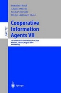 Abbildung von: Cooperative Information Agents VII - Springer