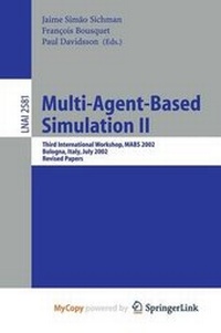 Enlarge image Cover: Multi-Agent-Based Simulation II - Springer
