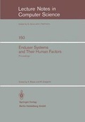 Cover: Enduser Systems and Their Human Factors - Springer