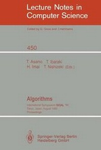 Enlarge image Cover: Algorithms - Springer