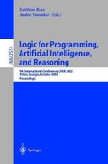 Cover: Logic for Programming, Artificial Intelligence, and Reasoning - Springer