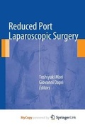 Cover: Reduced Port Laparoscopic Surgery - Springer