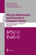 Cover: Discrete Mathematics and Theoretical Computer Science - Springer
