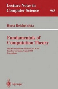 Enlarge image Cover: Fundamentals of Computation Theory - Springer