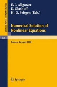Enlarge image Cover: Numerical Solution of Nonlinear Equations - Springer