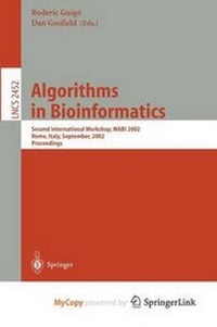 Abbildung von: Algorithms in Bioinformatics - Springer