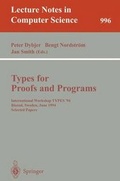 Cover: Types for Proofs and Programs - Springer