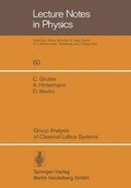 Cover: Group Analysis of Classical Lattice Systems - Springer
