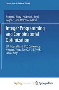 Enlarge image Cover: Integer Programming and Combinatorial Optimization - Springer