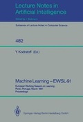Cover: Machine Learning - Ewsl-91 - Springer