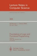 Cover: Foundations of Logic and Functional Programming - Springer
