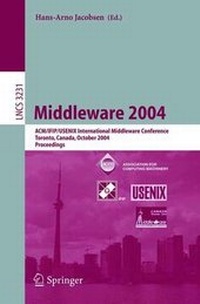 Enlarge image Cover: Middleware 2004 - Springer