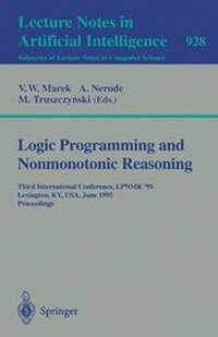 Enlarge image Cover: Logic Programming and Nonmonotonic Reasoning - Springer