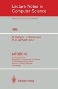 Cover: Mfdbs 91 - Springer