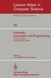Enlarge image Cover: Automata, Languages and Programming - Springer