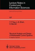 Cover: Structural Analysis and Design of Multivariable Control Systems - Springer