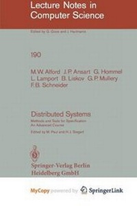 Enlarge image Cover: Distributed Systems - Springer