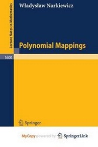 Abbildung von: Polynomial Mappings - Springer