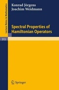 Cover: Spectral Properties of Hamiltonian Operators - Springer