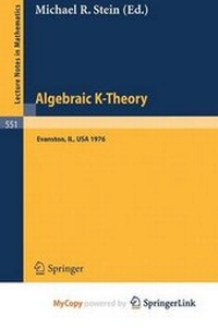Abbildung von: Algebraic K-Theory - Springer