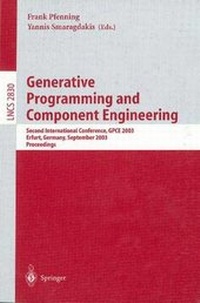 Enlarge image Cover: Generative Programming and Component Engineering - Springer