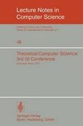 Cover: Theoretical Computer Science - Springer