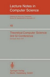 Enlarge image Cover: Theoretical Computer Science - Springer