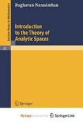 Cover: Introduction to the Theory of Analytic Spaces - Springer