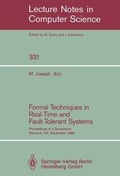 Cover: Formal Techniques in Real-Time and Fault-Tolerant Systems - Springer