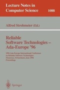 Cover: Reliable Software Technologies - ADA Europe 96 - Springer