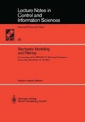 Cover: Stochastic Modelling and Filtering - Springer