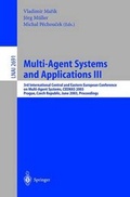 Cover: Multi-Agent Systems and Applications III - Springer