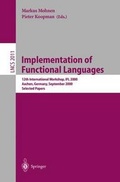 Cover: Implementation of Functional Languages - Springer