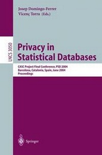 Abbildung von: Privacy in Statistical Databases - Springer